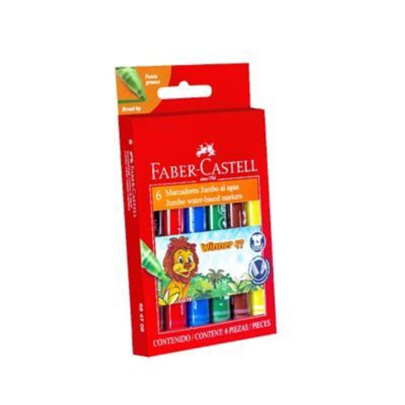 FABER CASTELL - Plumón Faber Castell Winner 47 Empaque 6 Und