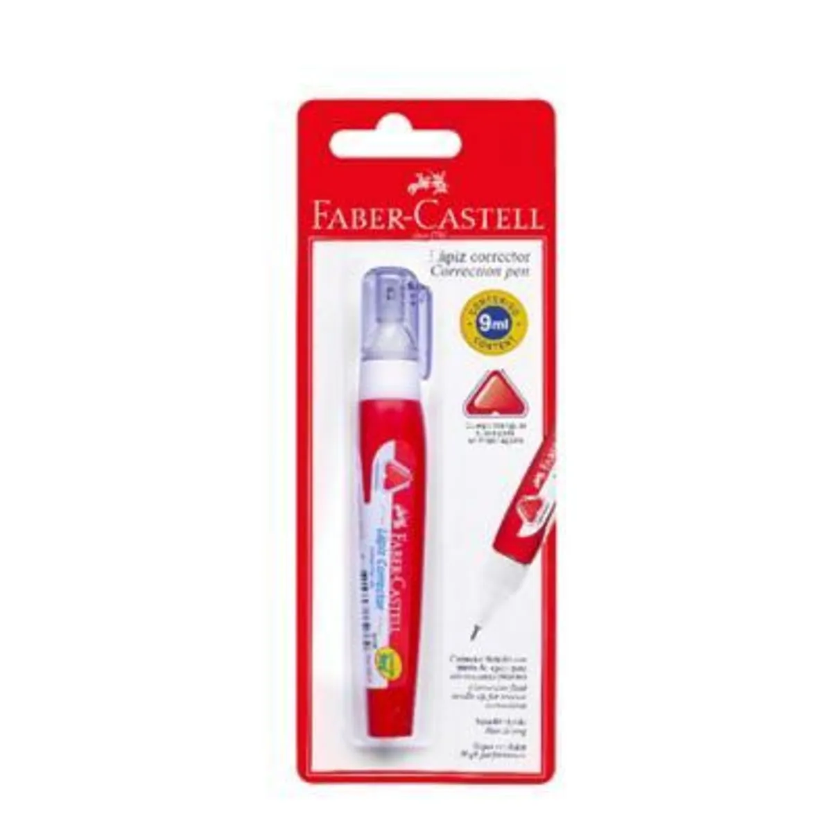 FABER CASTELL - Mini Corrector Faber Castell Rojo
