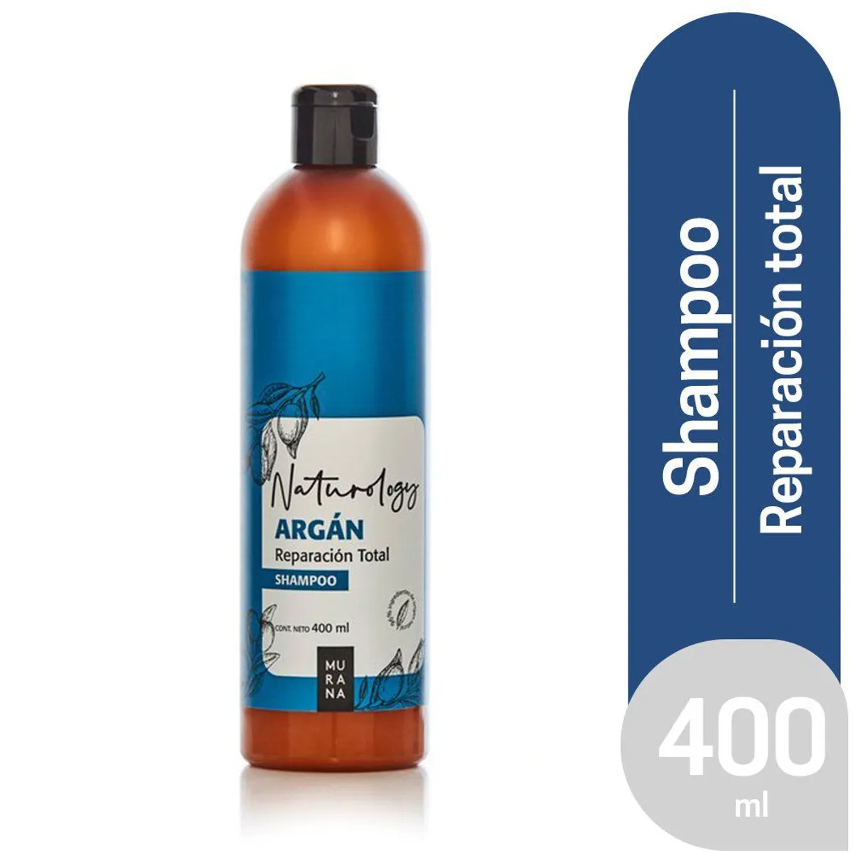 MURANA - Shampoo Murana Naturology Argán Envase 400 mL