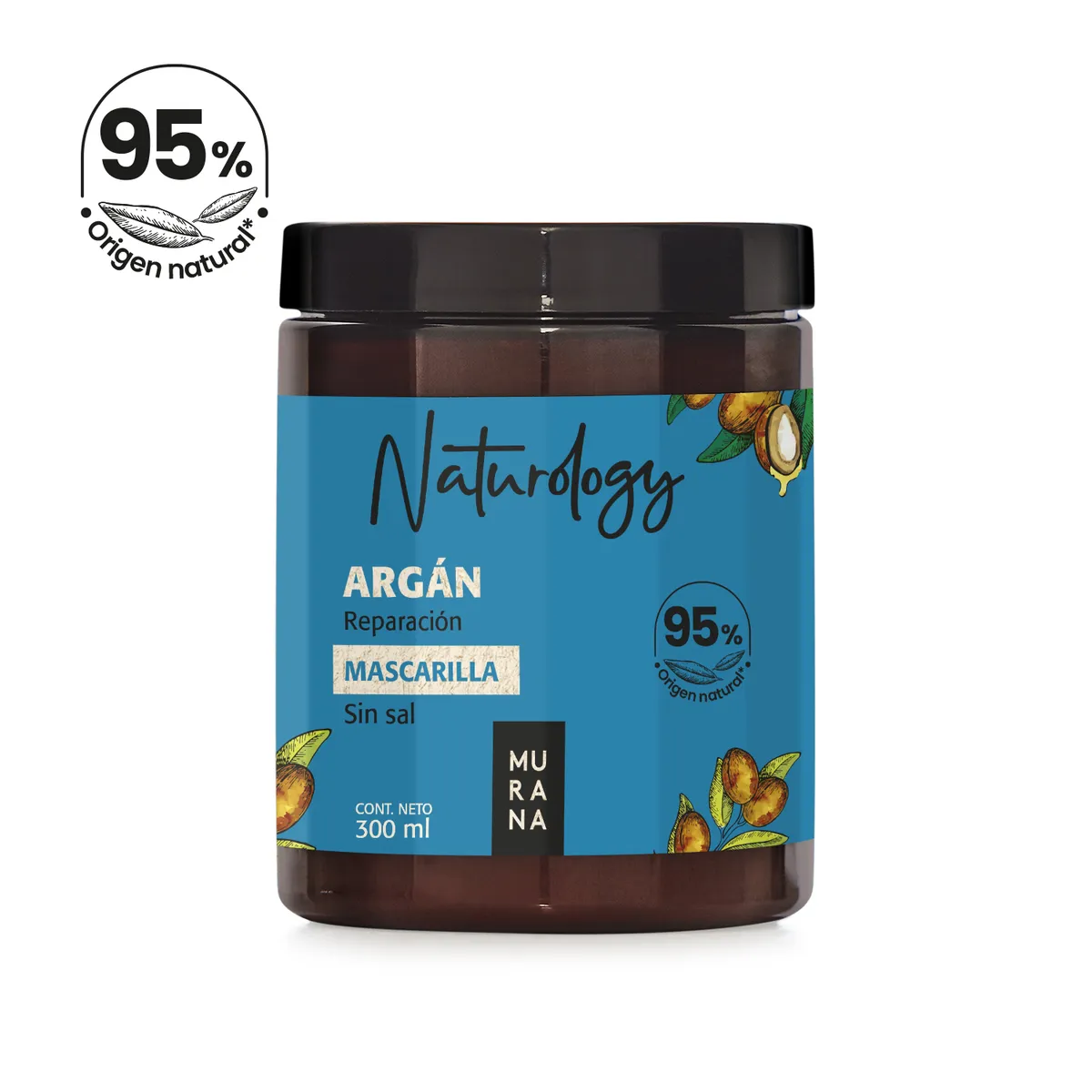 MURANA - Mascarilla Capilar Murana Naturology Argán Envase 300 g