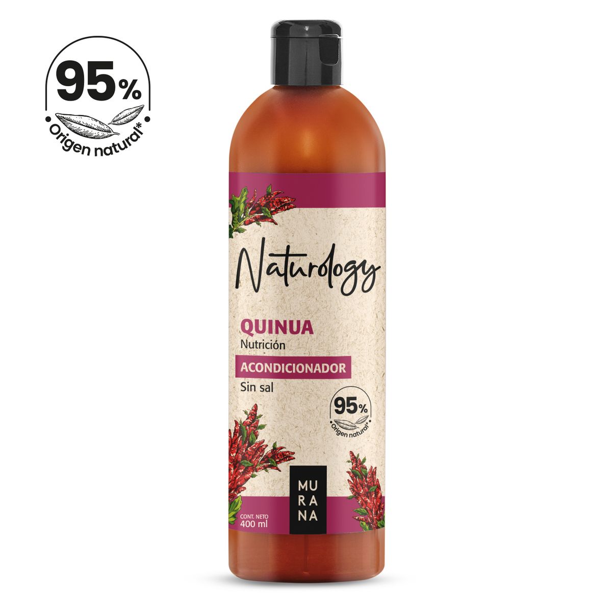 MURANA - Acondicionador Naturology Quinua Envase 400 mL