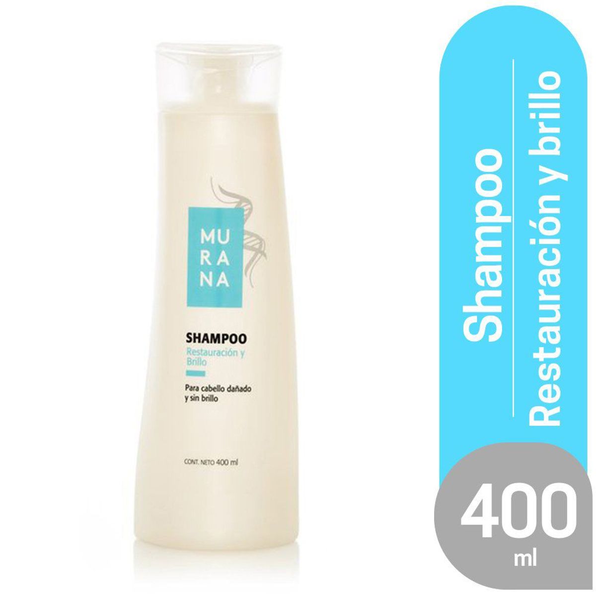 MURANA - Shampoo Murana Restauración y Brillo Envase 400 mL