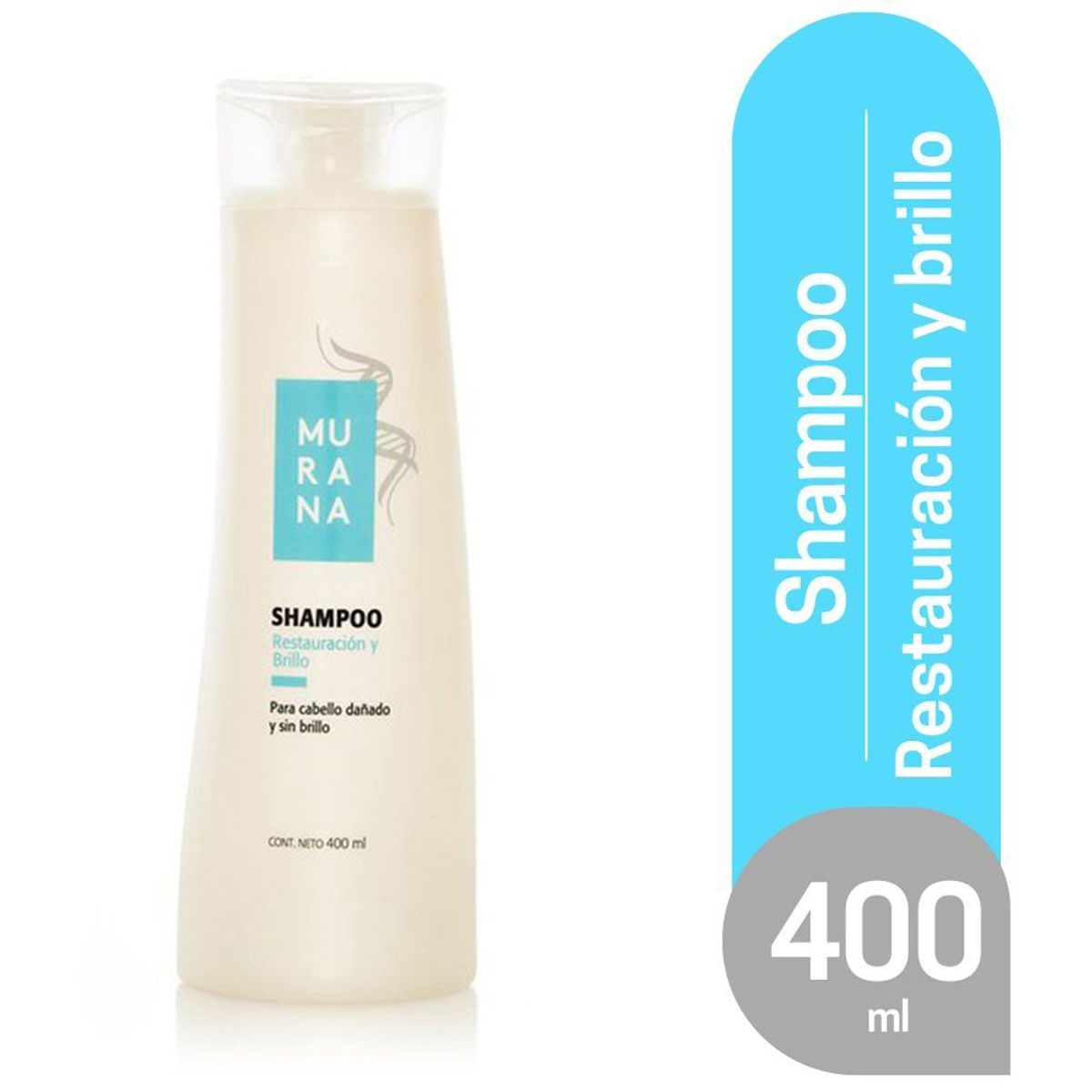 MURANA - Shampoo Murana Restauración y Brillo Envase 400 mL