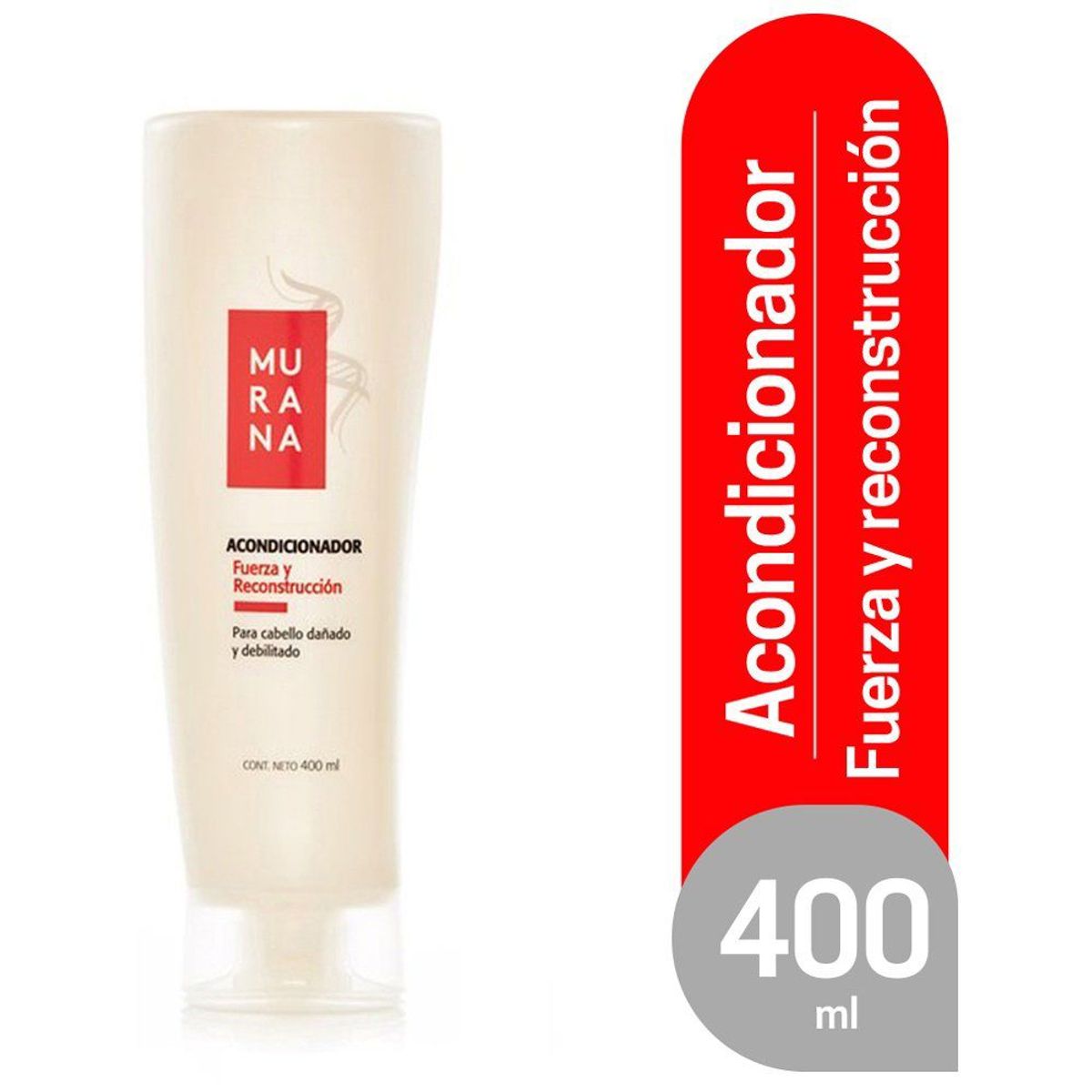MURANA - Acondicionador Murana Fuerza y Reconstrucción Envase 400 mL
