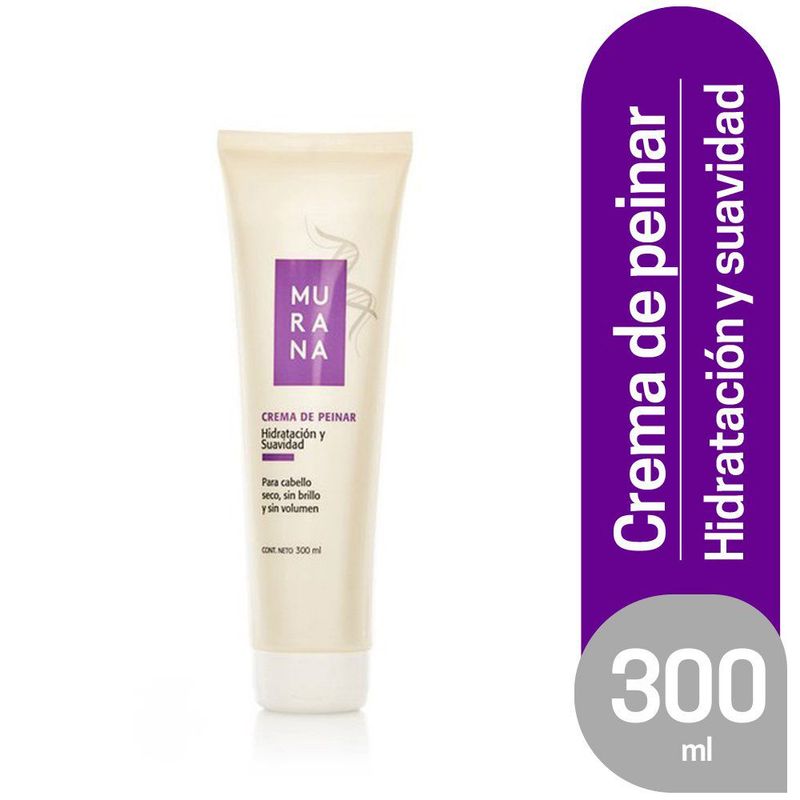 MURANA - Crema De Peinar Hidratación Y Suavidad Murana 300 mL