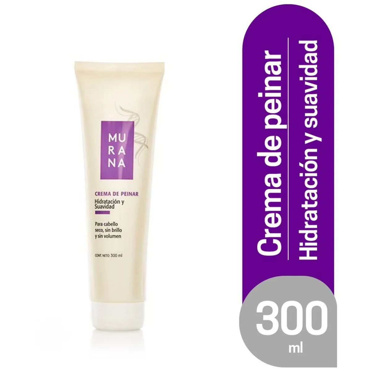 MURANA - Crema para Peinar Murana Hidratación y Suavidad Envase 300 mL