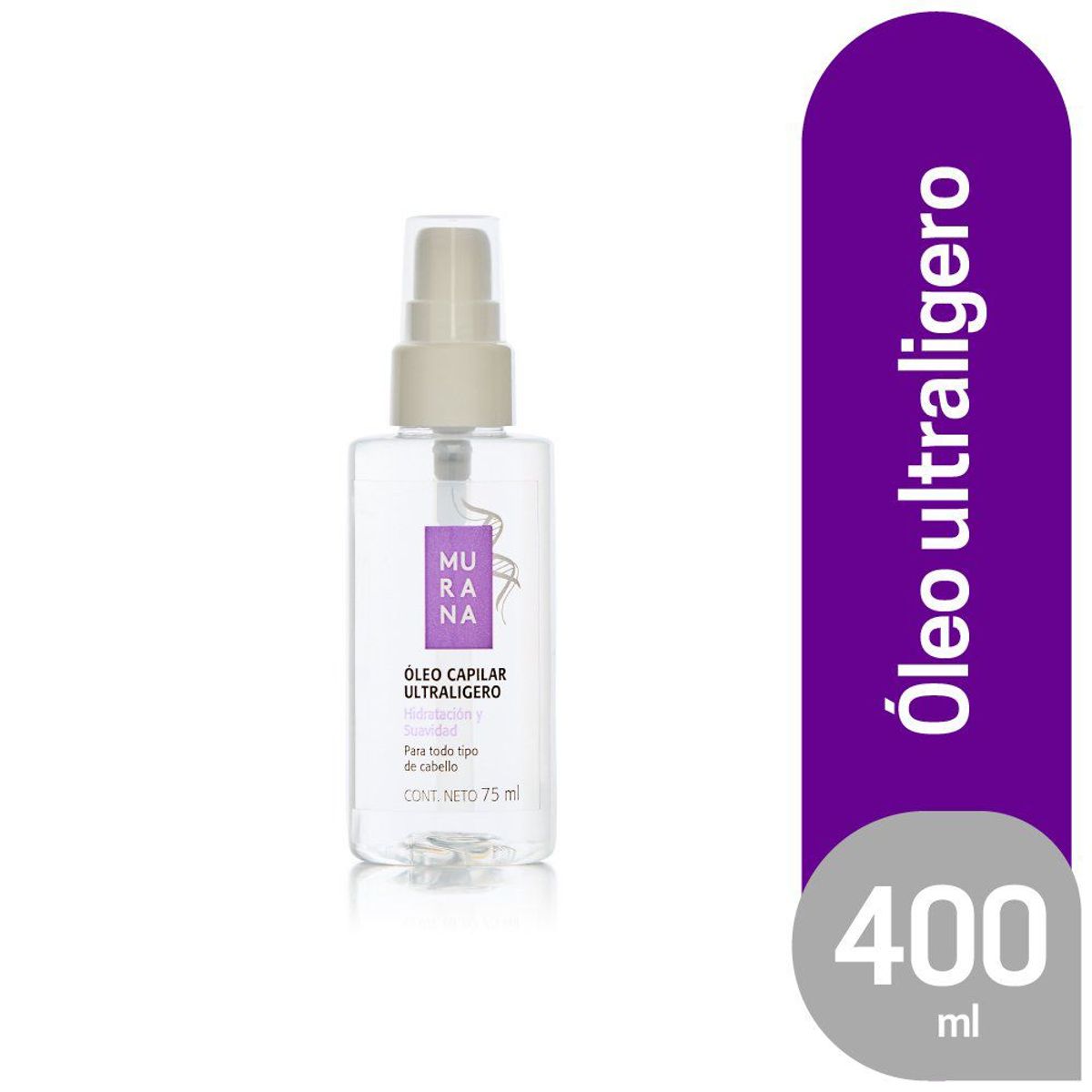 MURANA - Oleo Capilar Murana Ultraligero Envase 75 g