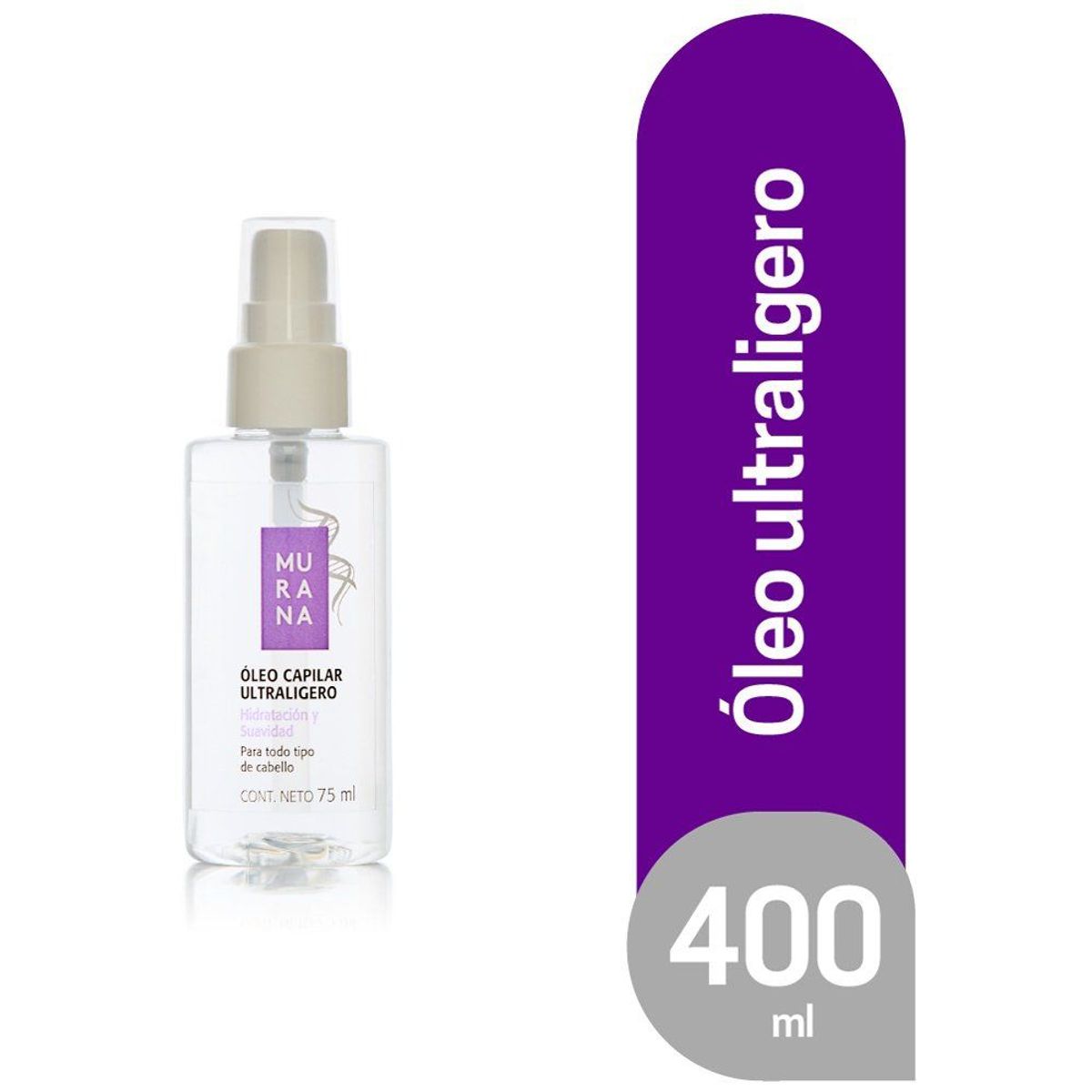 MURANA - Oleo Capilar Murana Ultraligero Envase 75 g