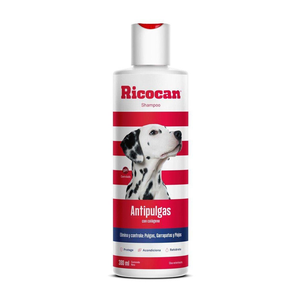RICOCAN - Shampoo para Perros Ricocan Antipulgas Botella 380 mL