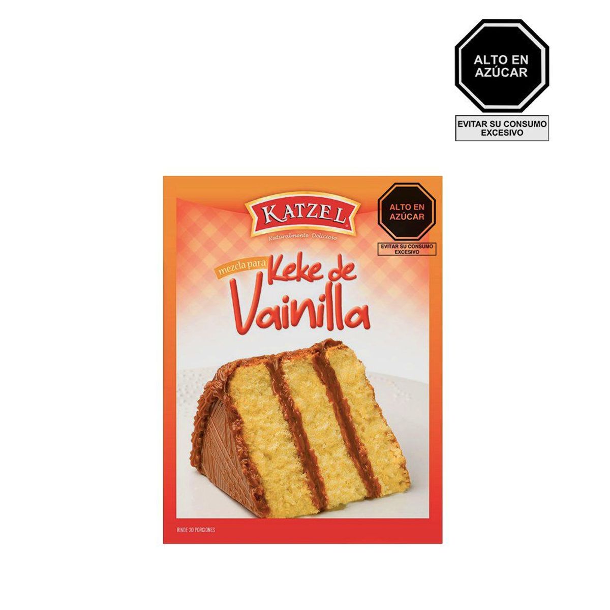 KATZEL - Mezcla para Keke de Vainilla Katzel Caja 510 g