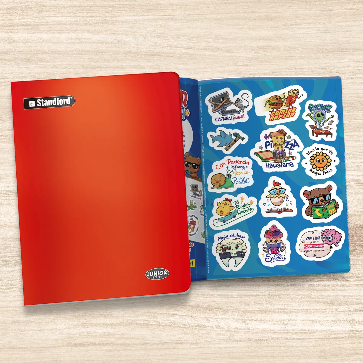 STANDFORD - Cuaderno Deluxe 80Hj Rayado Junior Book Mr