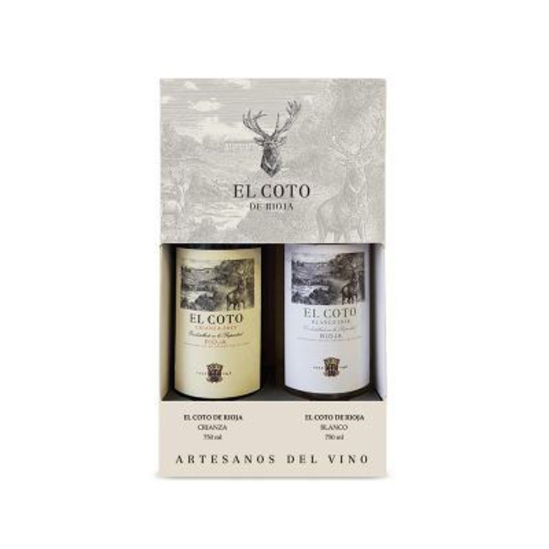EL COTO - Vino El Coto Crianza 750 mL + Blanco 750 mL