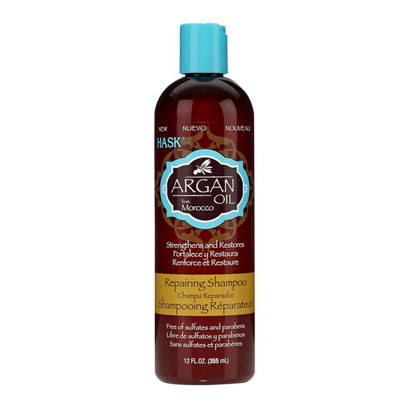 HASK - Shampoo Reparador Hask Aceite De Argán Botella 355 mL
