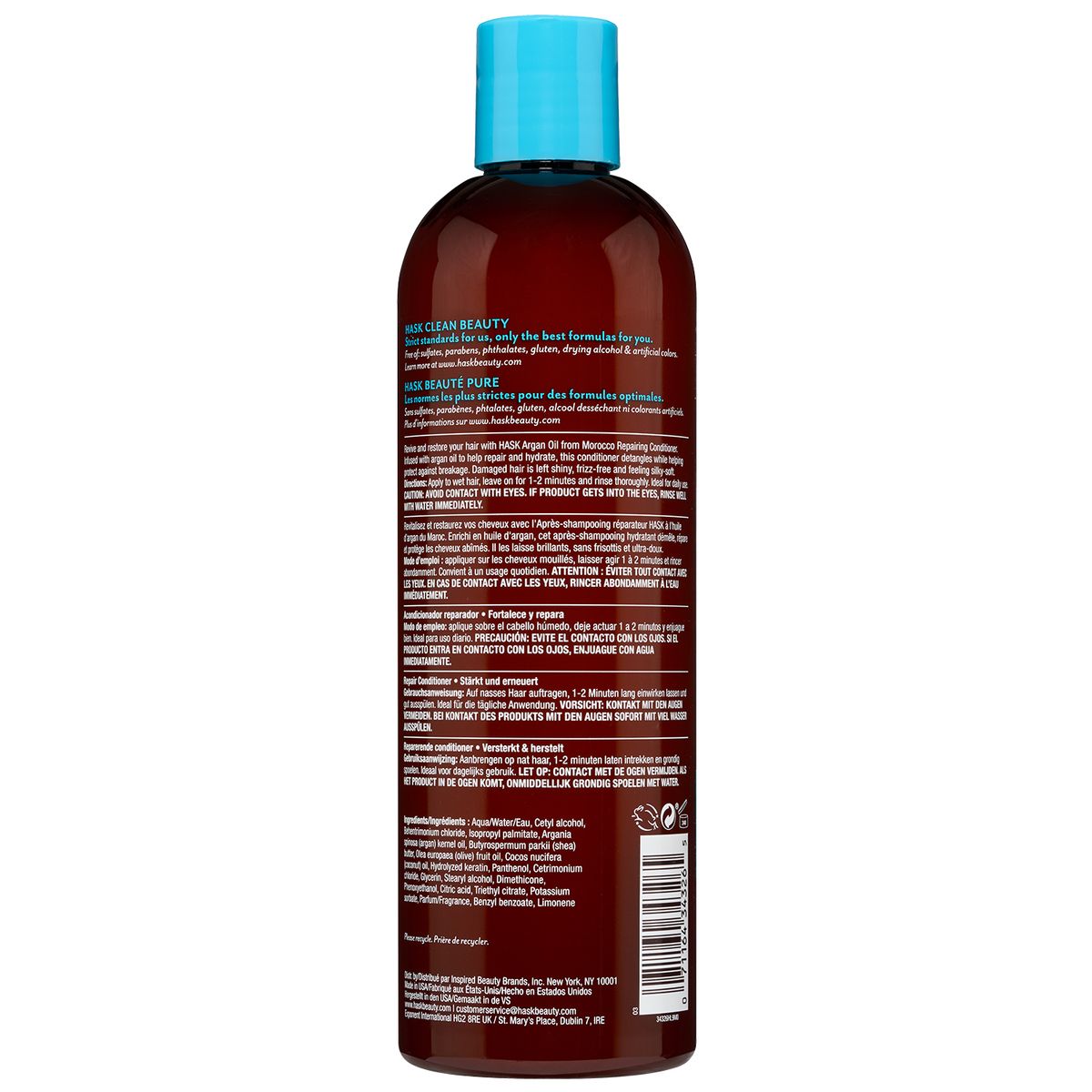 HASK - Acondicionador Hask Argan Oil Repairing Botella 355 mL