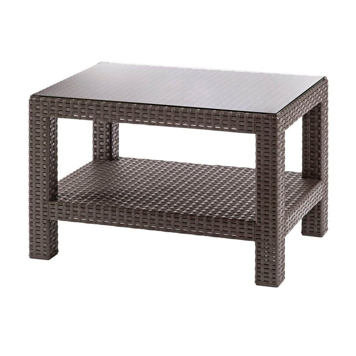 REYPLAST - Mesa De Centro Tavarua 70 X 48 Cm Mod Ratan