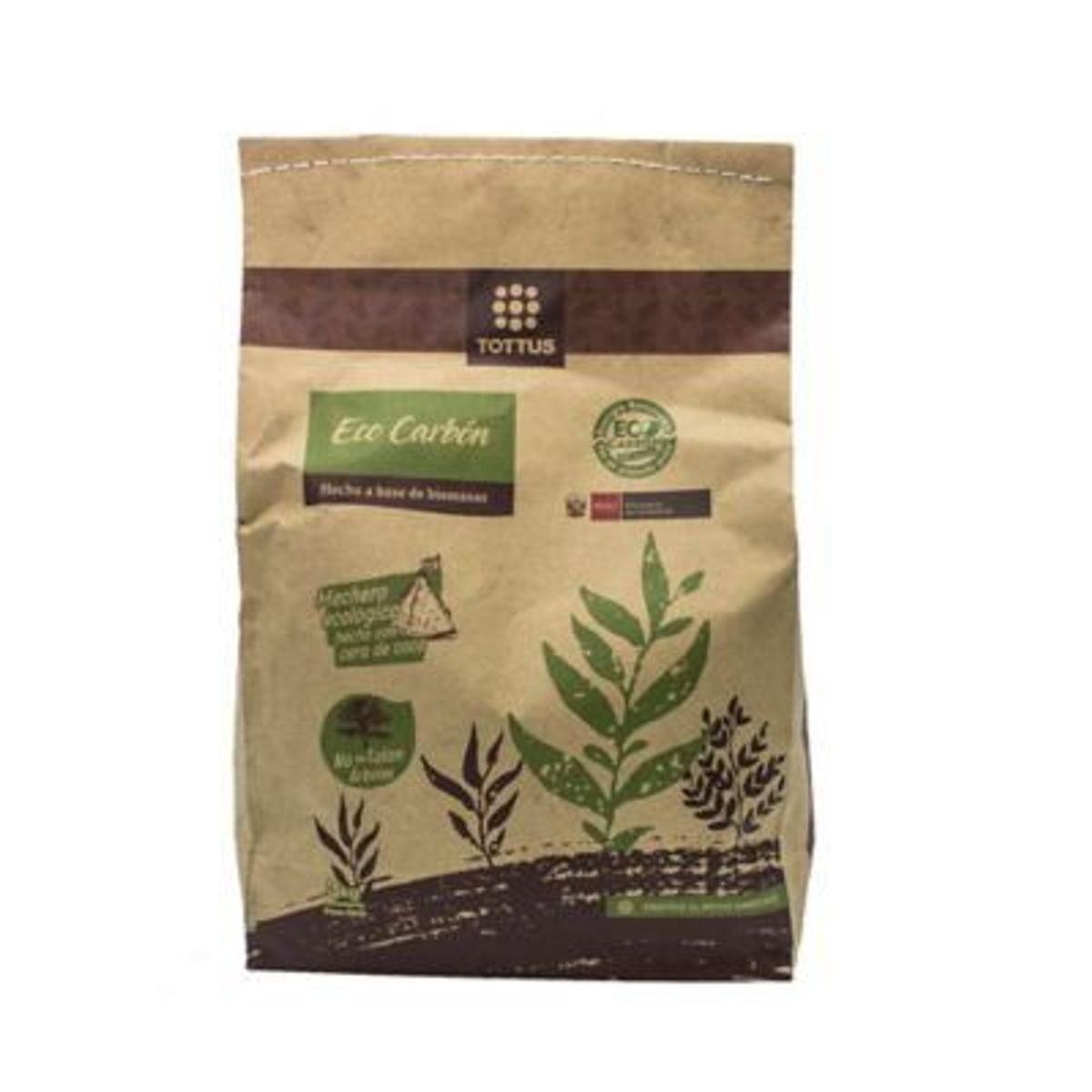 TOTTUS - Carbón Ecológico Tottus Bolsa 3 Kg