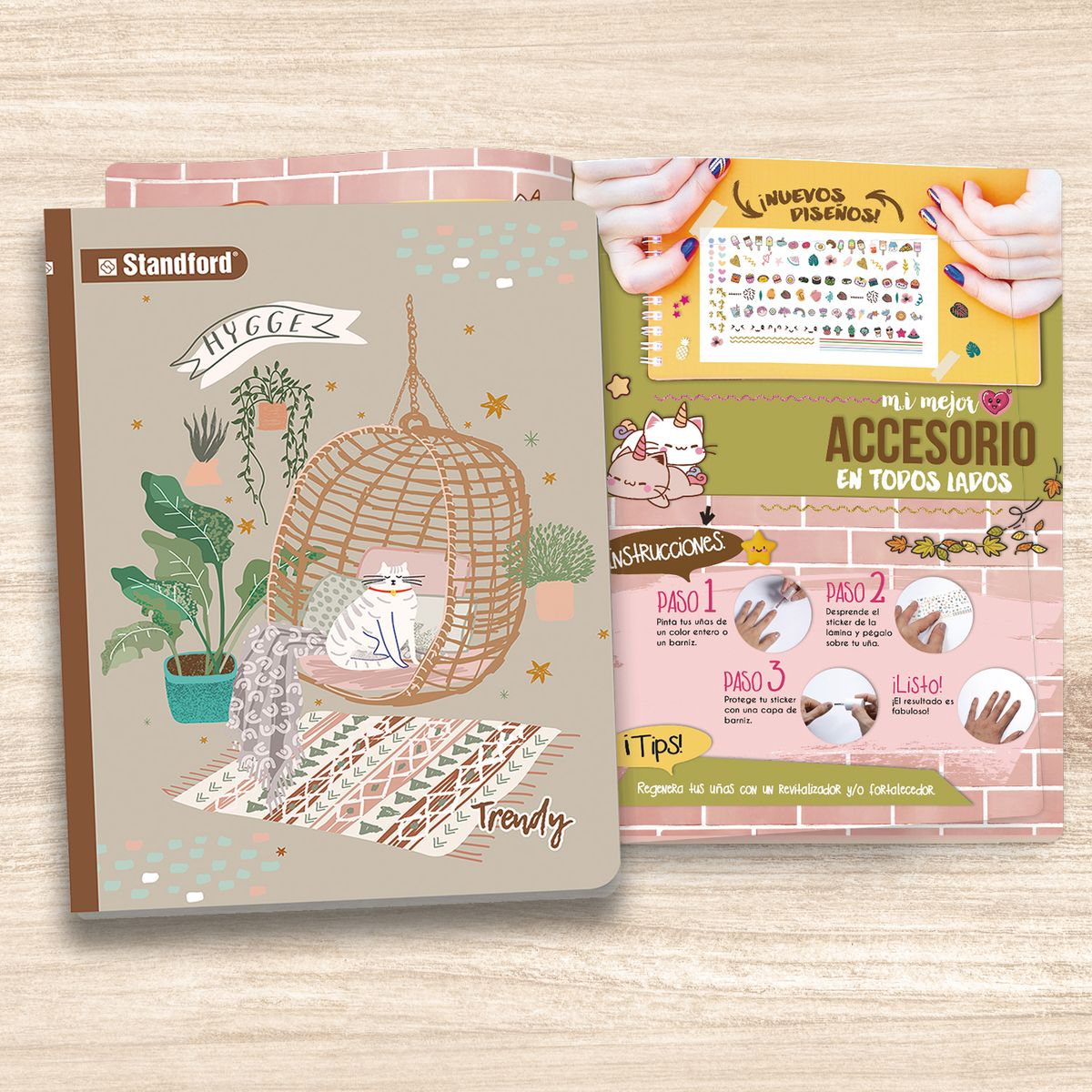 STANDFORD - Cuaderno Deluxe Cuadr 84Hj Trendy