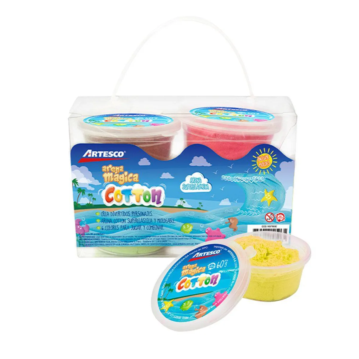 ARTESCO - Arena Mágica Artesco Empaque 6 Und