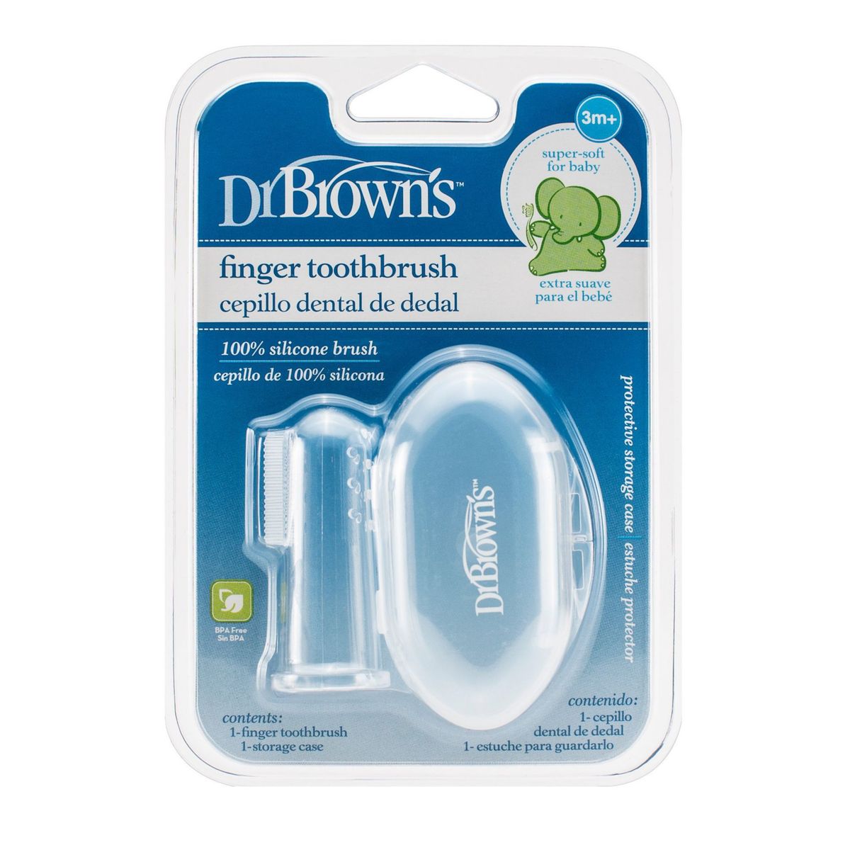 DR. BROWNS - Cepillo de Dientes de Silicona Dr. Browns