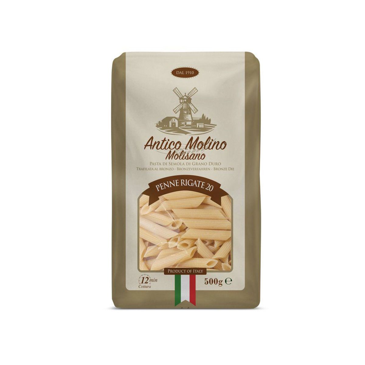 ANTICO MOLINO - Fideos Penne RigaTé 500 g