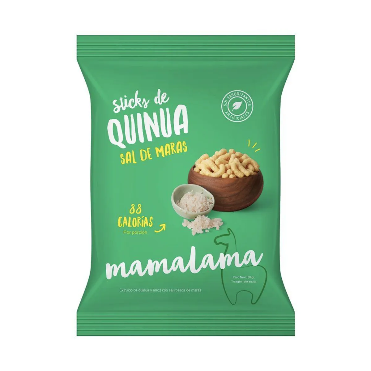 MAMALAMA - Sticks Mamalama Quinua y Sal de Maras Bolsa 80 g