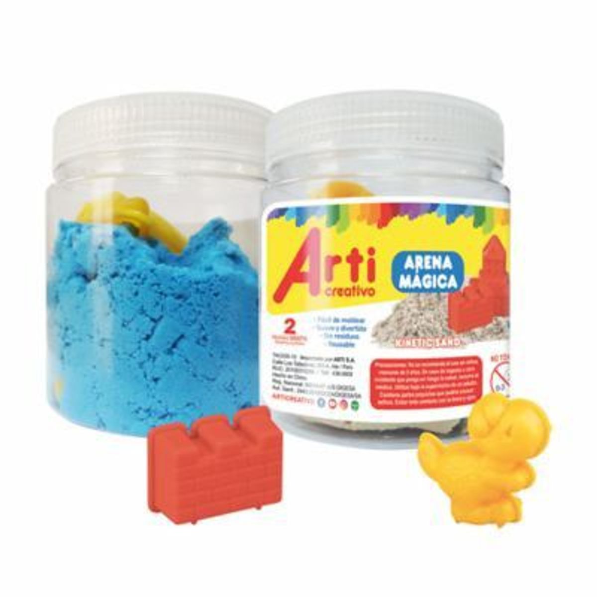 ARTI CREATIVO - Arena Mágica Arti Creativo 2 Moldes Envase 200 g