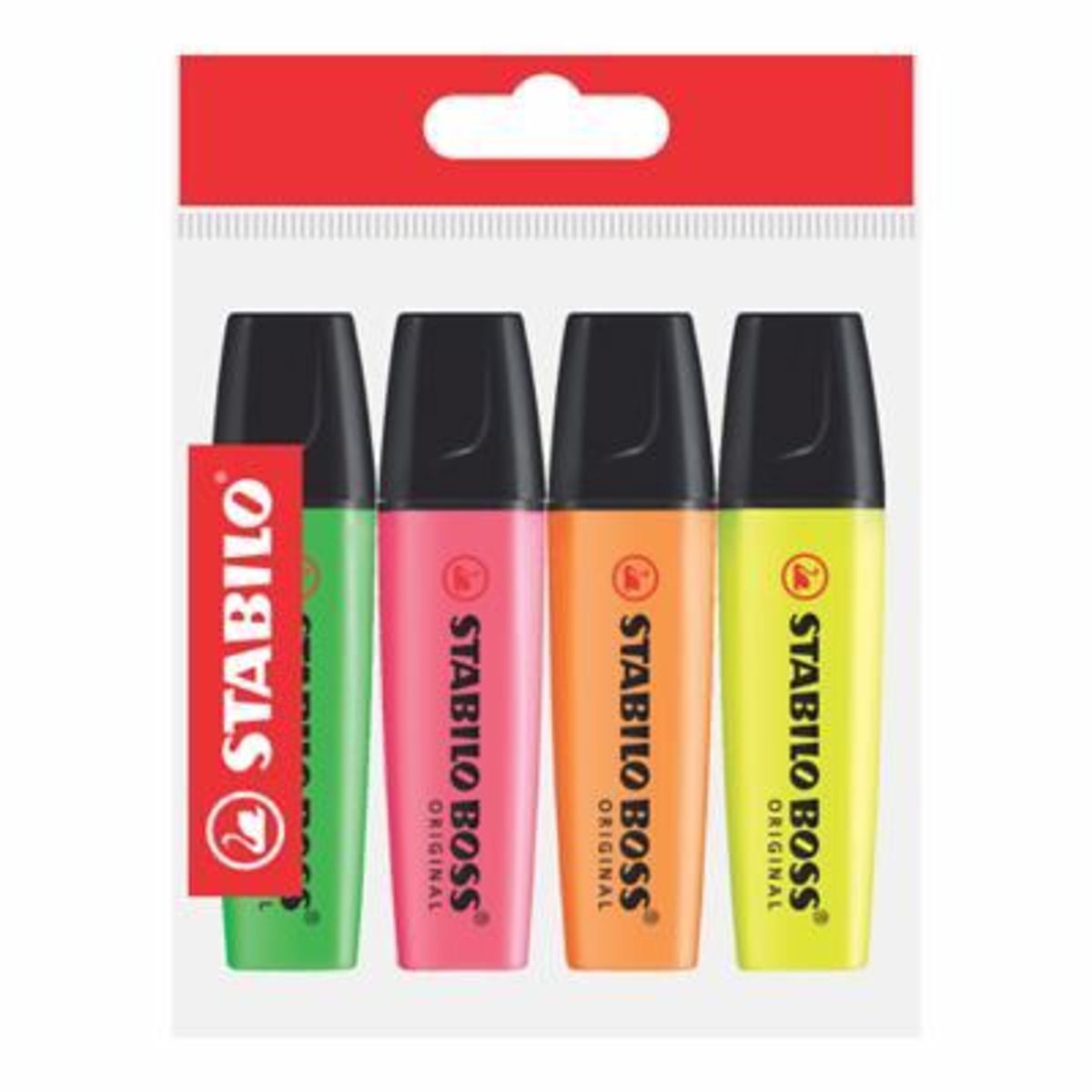 STABILO - Resaltadores Stabilo Boss Surtido Pack 4 Und