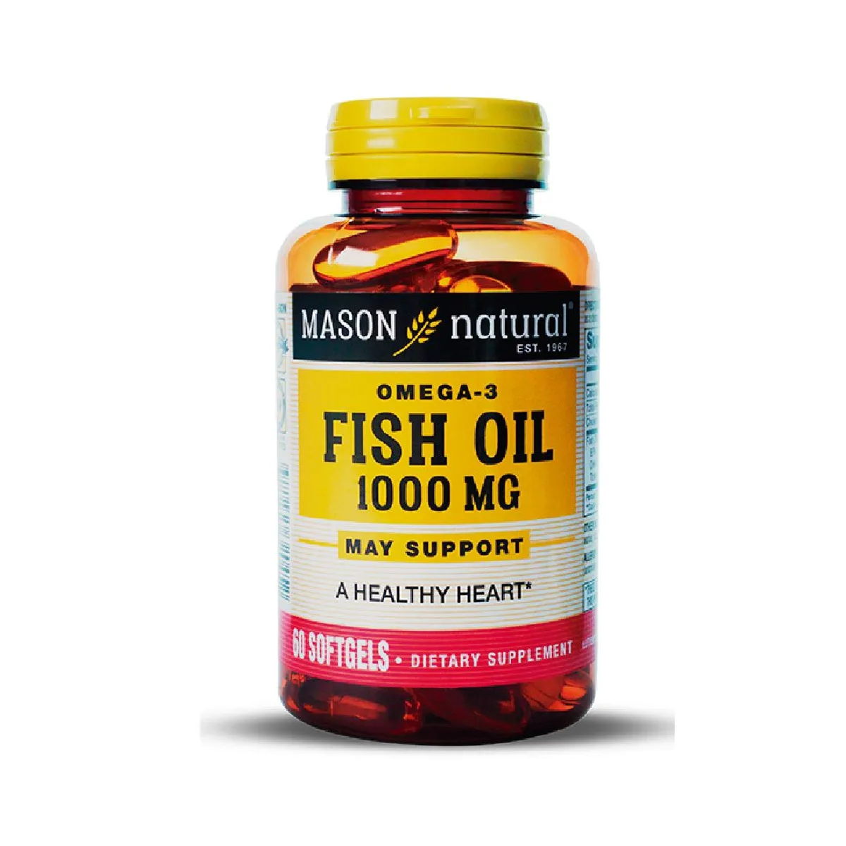 MASON - Omega 3 Fish Oil Mason Natural 1000 mg Envase 60 Und