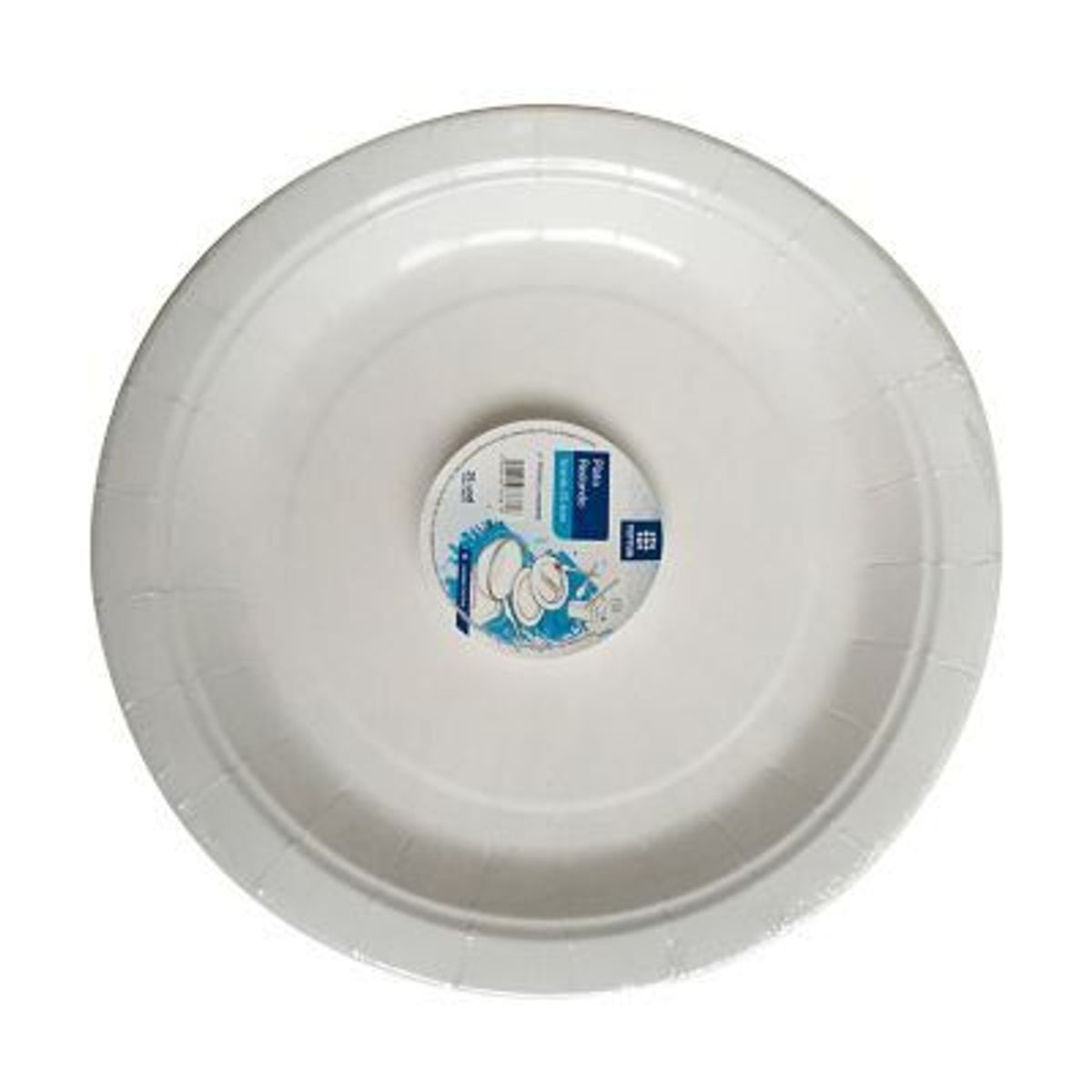 TOTTUS - Platos Grandes de Cartón Tottus Empaque 25 Und