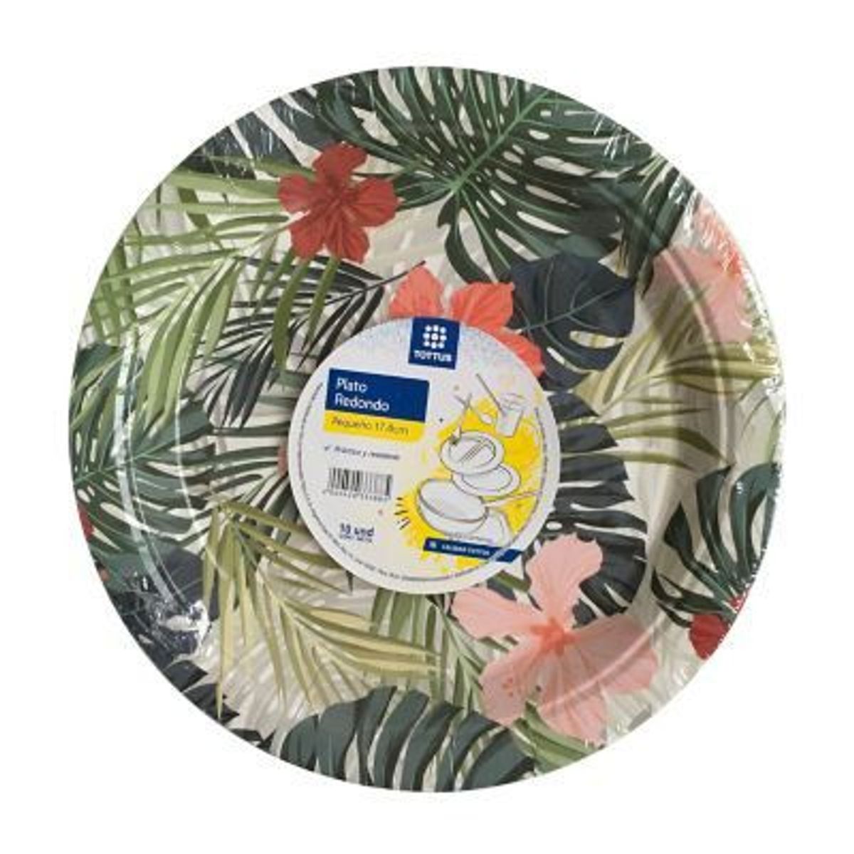 TOTTUS - PLATO TOTTUS PEQ CARTON TROPI X10