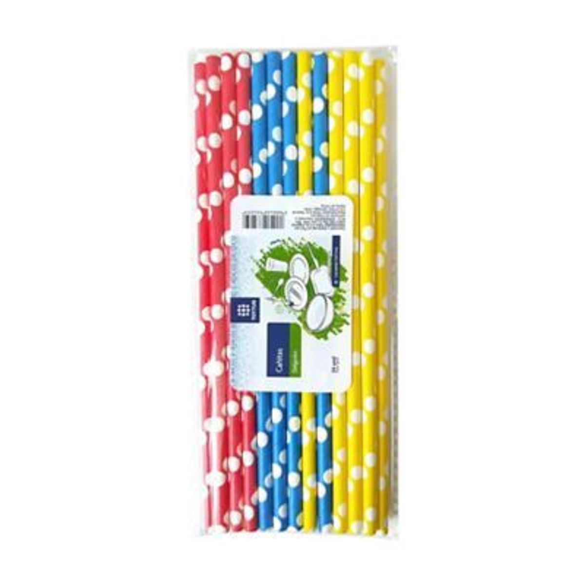 TOTTUS - Sorbetes de Cartón Tottus Diseño Puntos de Colores Empaque 24 Und