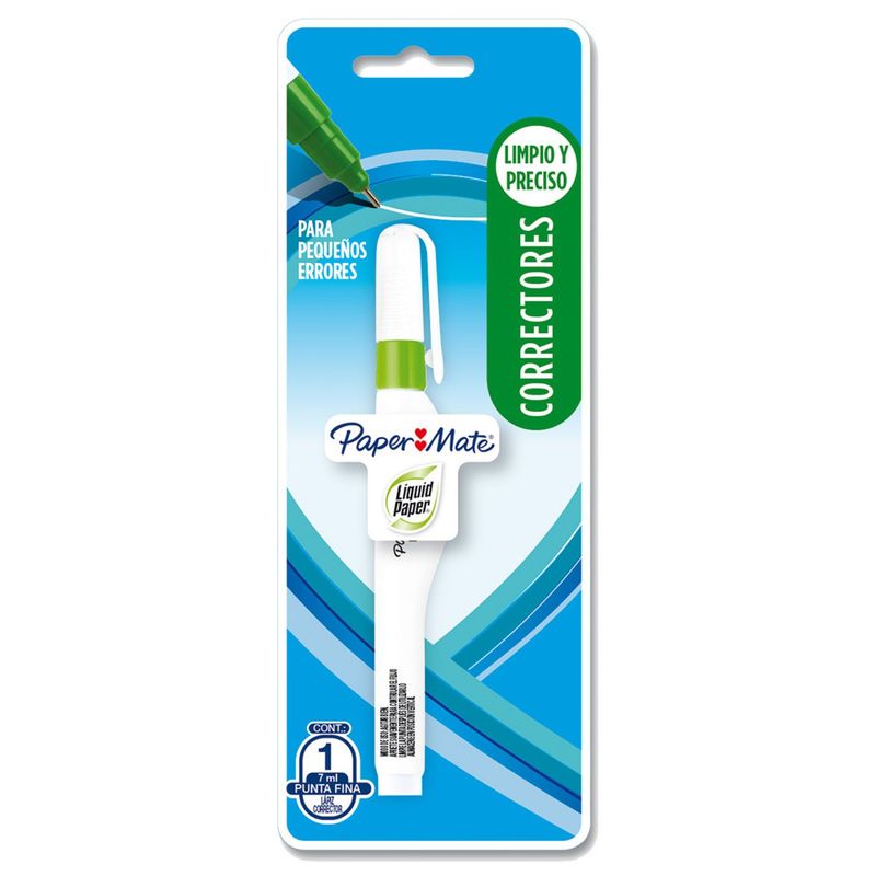 LIQUID PAPER - Corrector Paper Mate Liquid Paper Envase 7 Ml