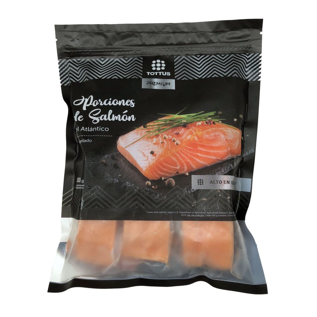 TOTTUS PREMIUM - Porciones De Salmón Tottus Premium 500 g