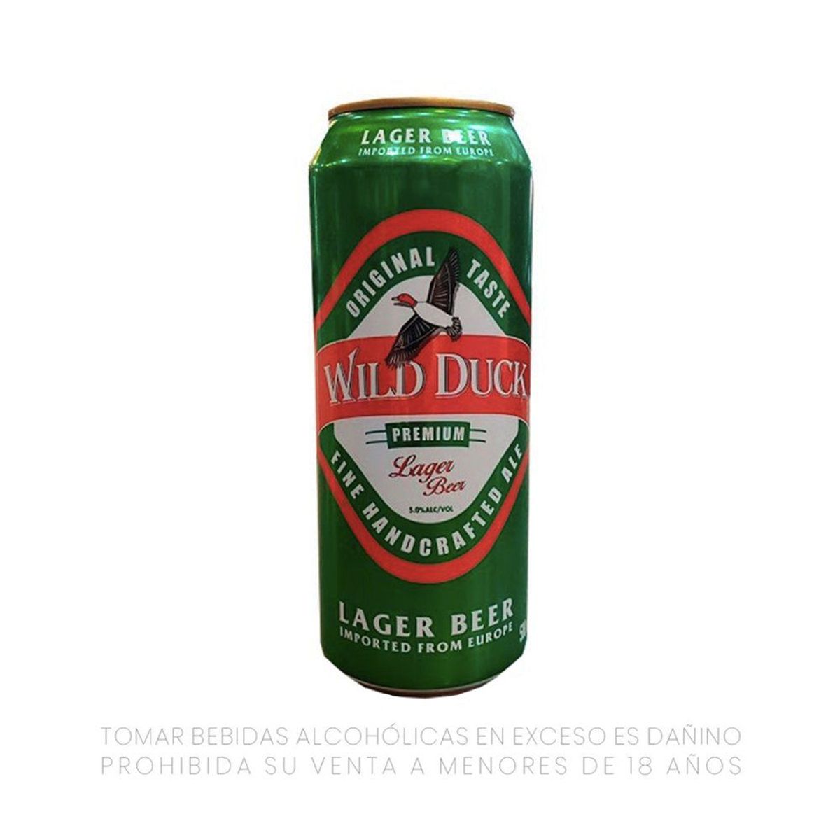 WILD DUCK - Cerveza Wild Duck Lager Lata 500 mL