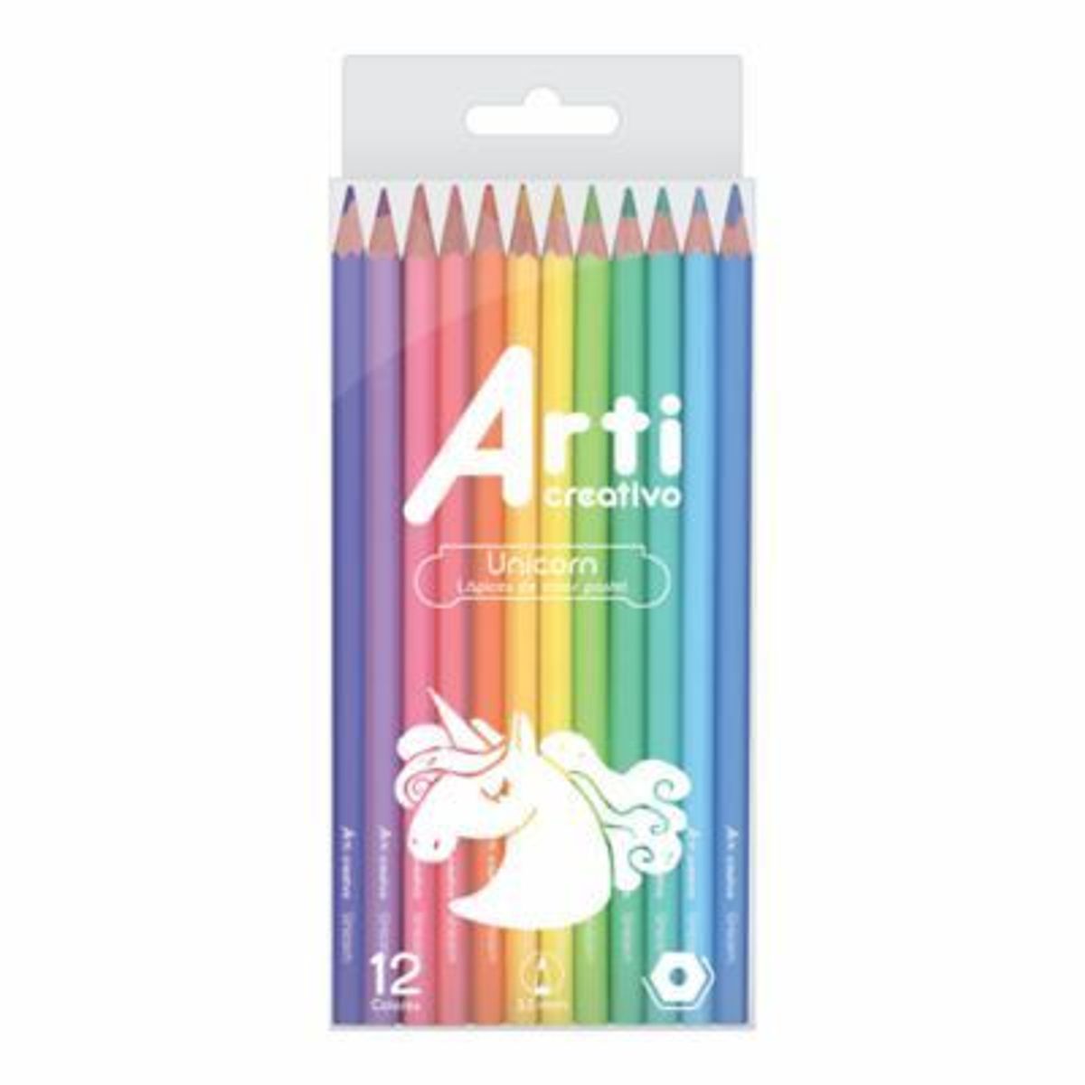 ARTI CREATIVO - Colores Arti Creativo Pastel Estuche 12 Und