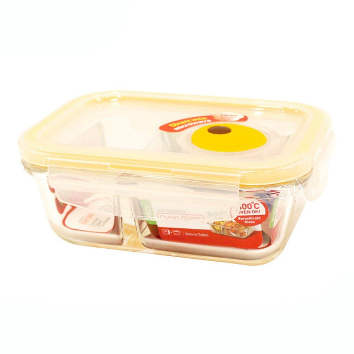 Boroseal - Refractario Boroseal Recto con División Ovenglass Euro 320 mL