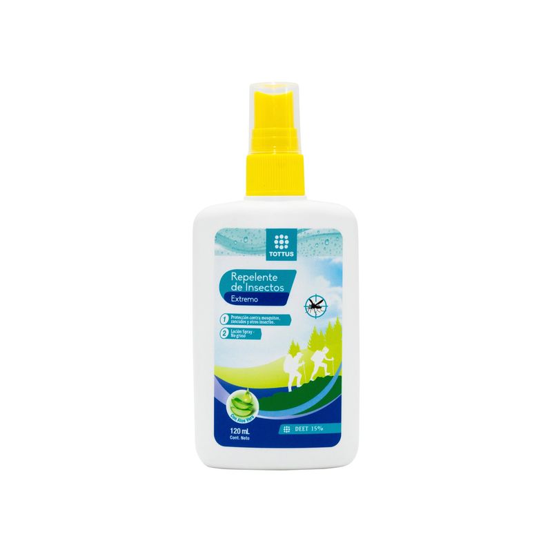 TOTTUS - Repelente Tottus Familiar Spray Extremo Envase 120 mL