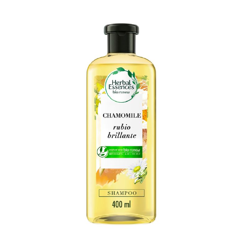 HERBAL ESSENCES - Shampoo Herbal Essences Bio Renew Manzanilla Botella 400 mL