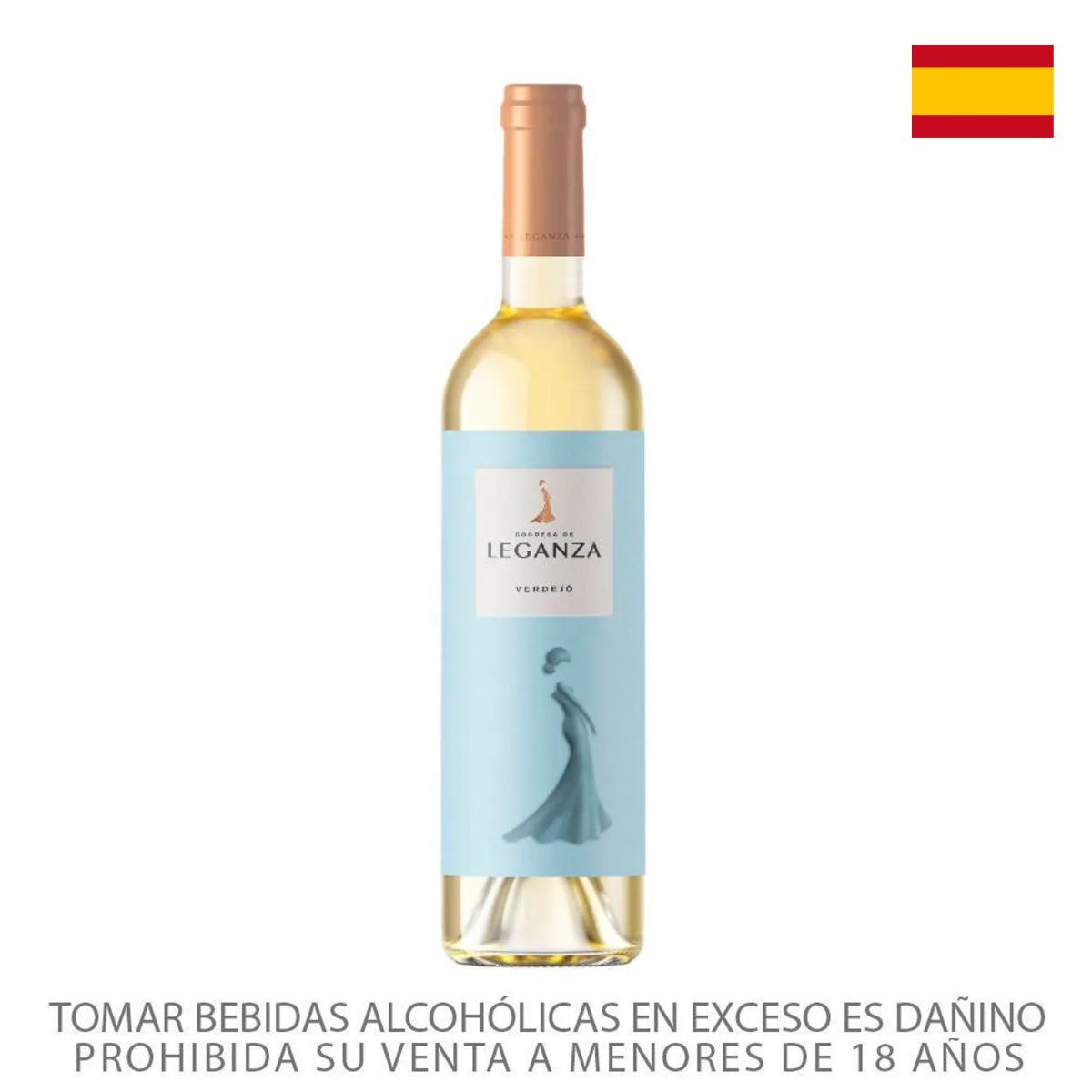 CONDESA DE LEGANZA - Vino Condesa de Leganza Verdejo Botella 750 mL
