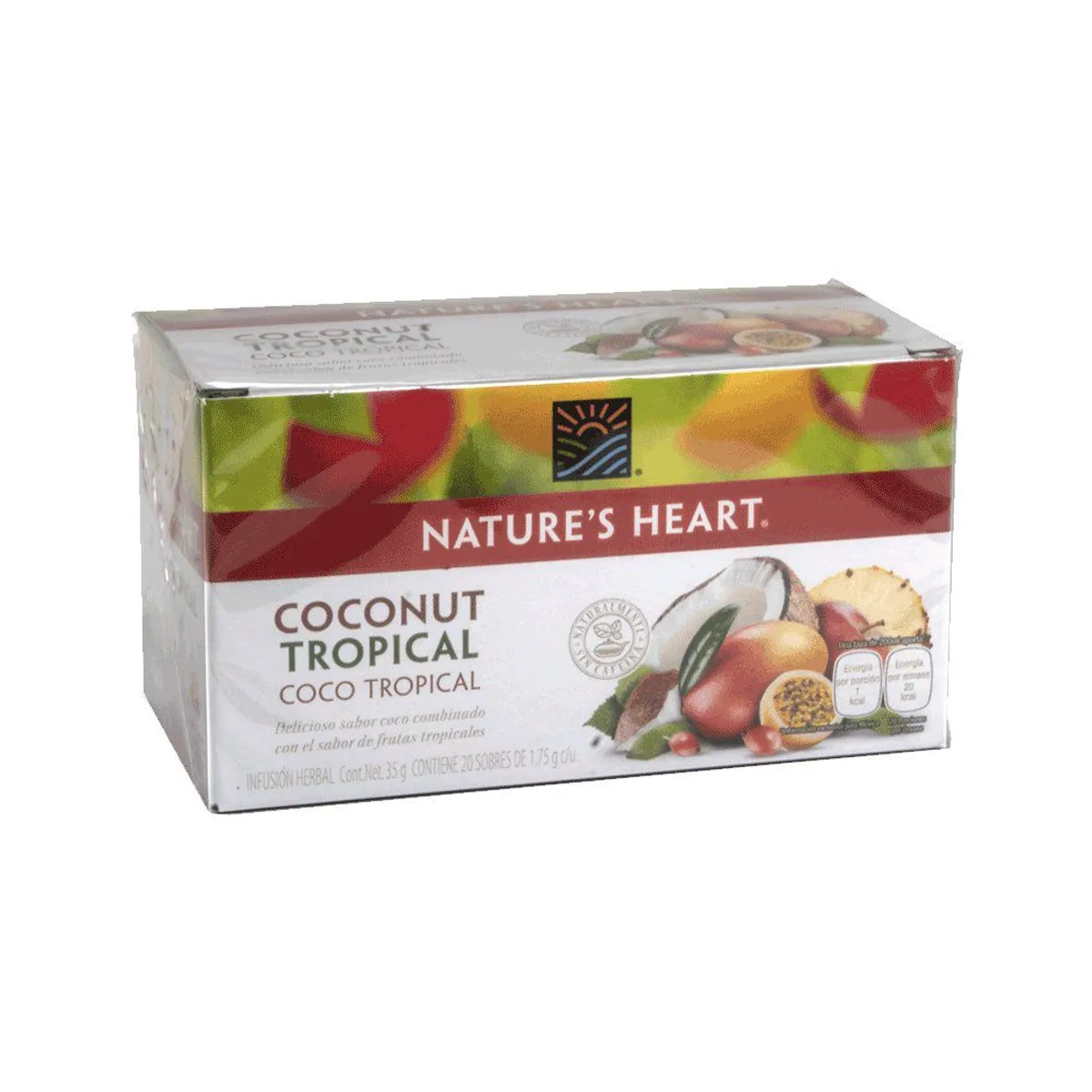 NATURES HEART - Té de Coco Natures Heart Caja 20 Sobres