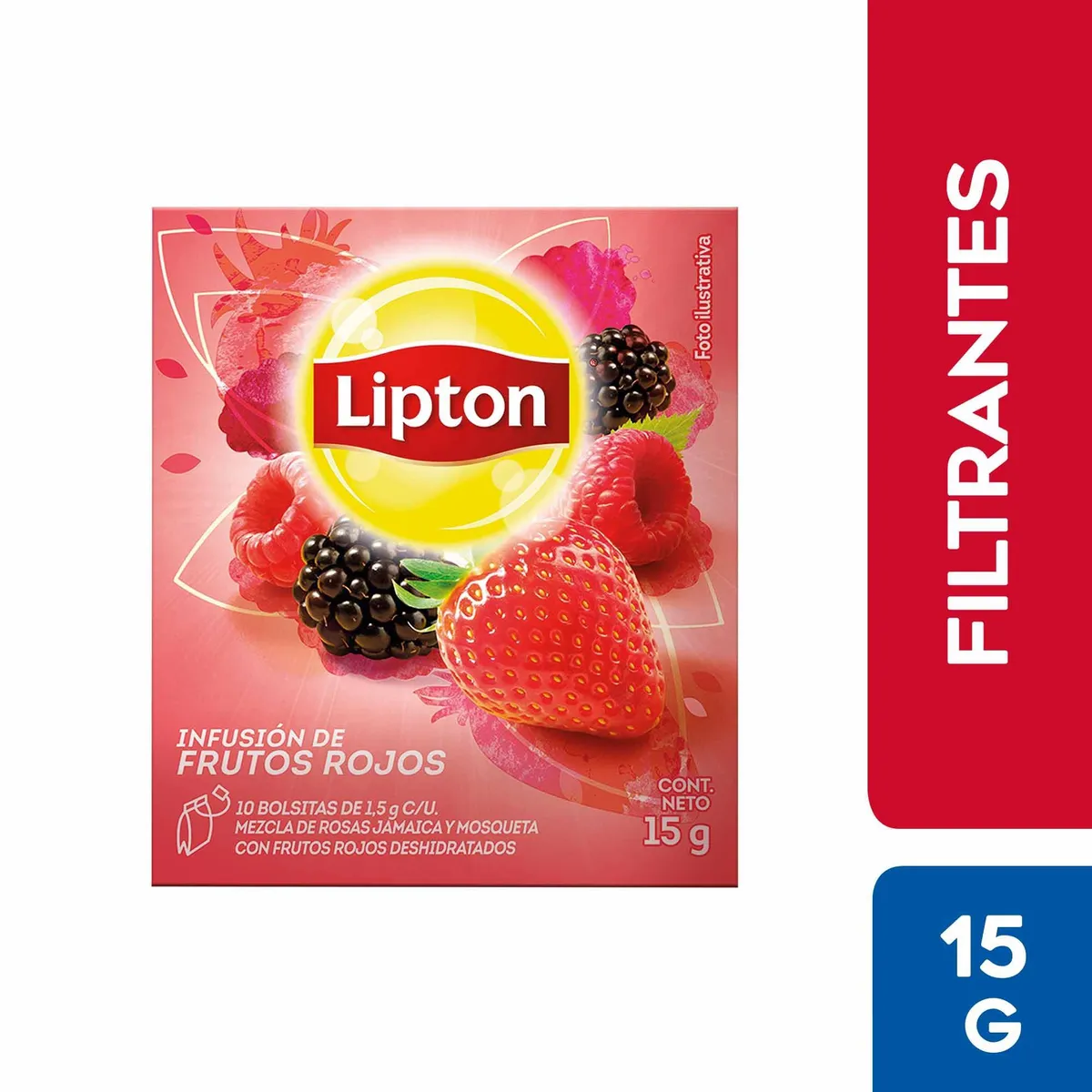 LIPTON - Infusión Frutos Rojos Lipton Caja 10 Sobres