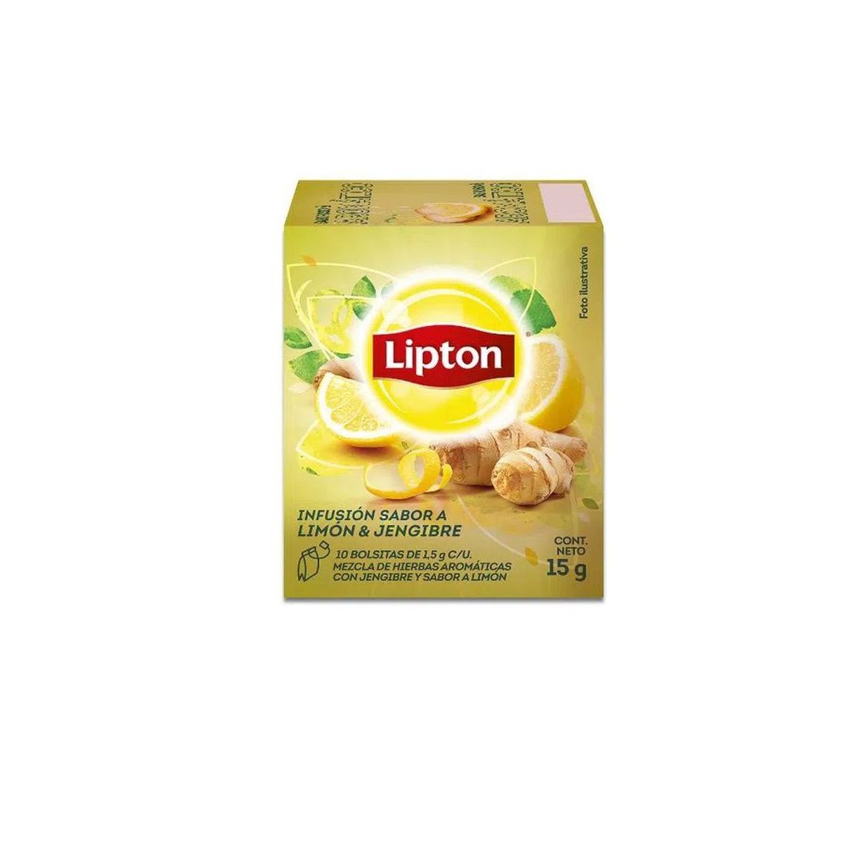 LIPTON - Infusión Limón y Jengibre Lipton Caja 10 Sobres