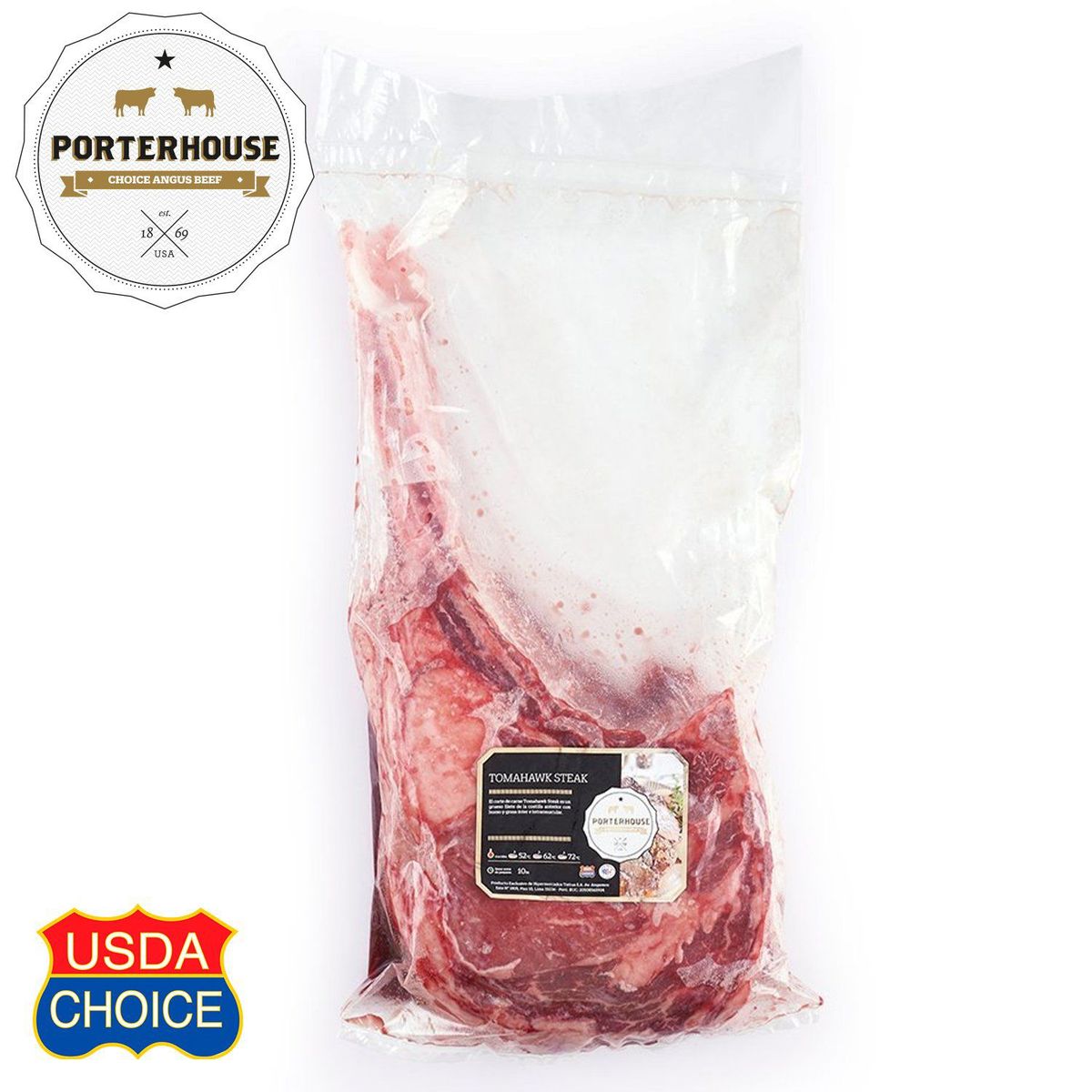 PORTERHOUSE - Tomahawk Steak Congelado Porterhouse