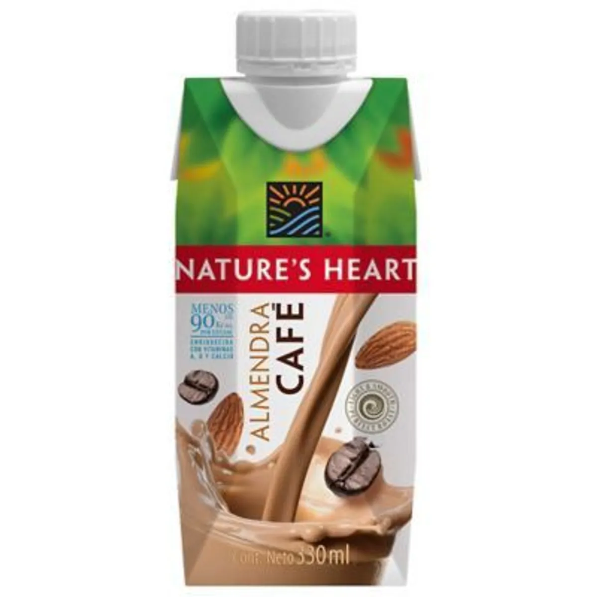 NATURES HEART - Bebida de Almendra con Café Nature’s Heart Botella 330 mL