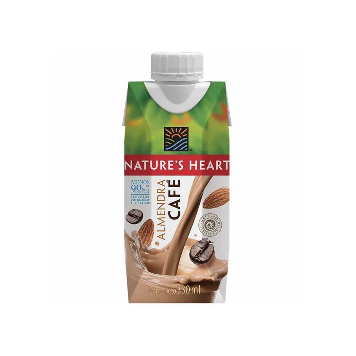 NATURES HEART - Bebida de Almendra con Café Nature’s Heart Botella 330 mL