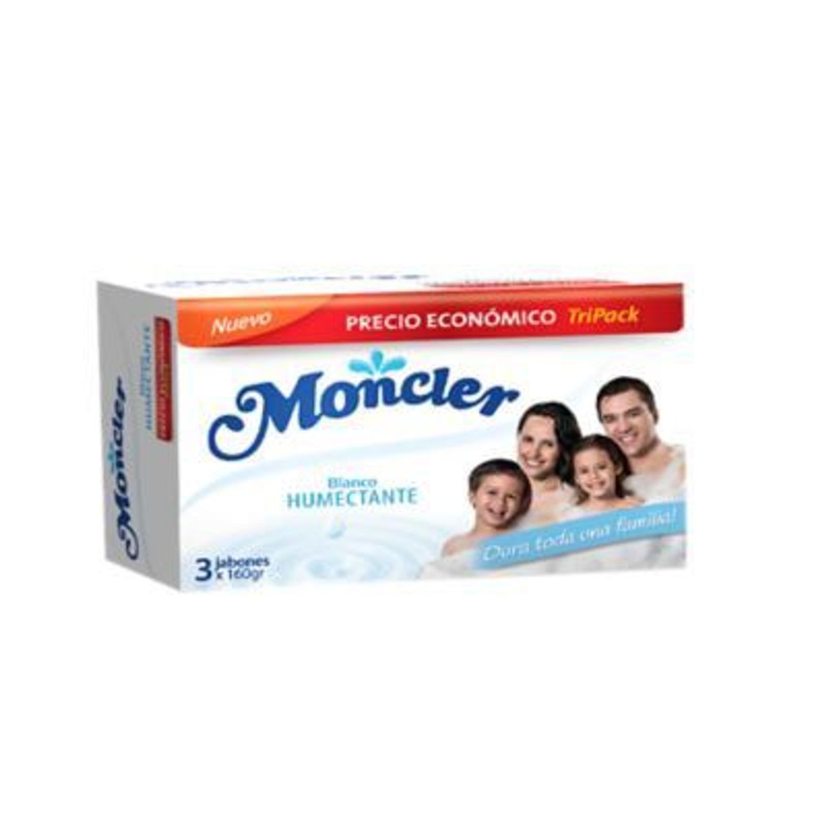 MONCLER - Jabón Moncler Blanco Empaque 3 Und