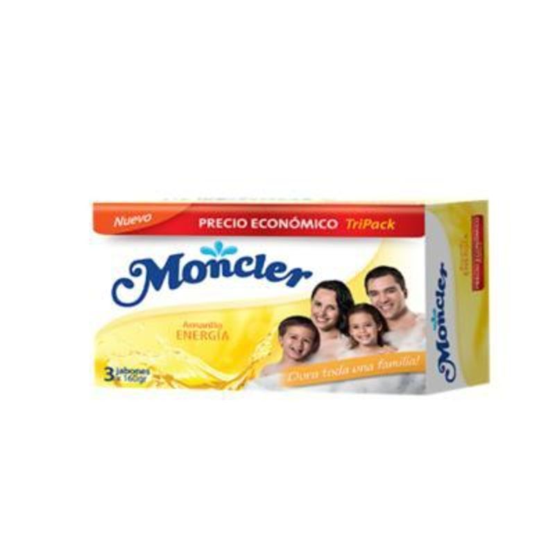 MONCLER - Jabón Moncler Amarillo Empaque 3 Und