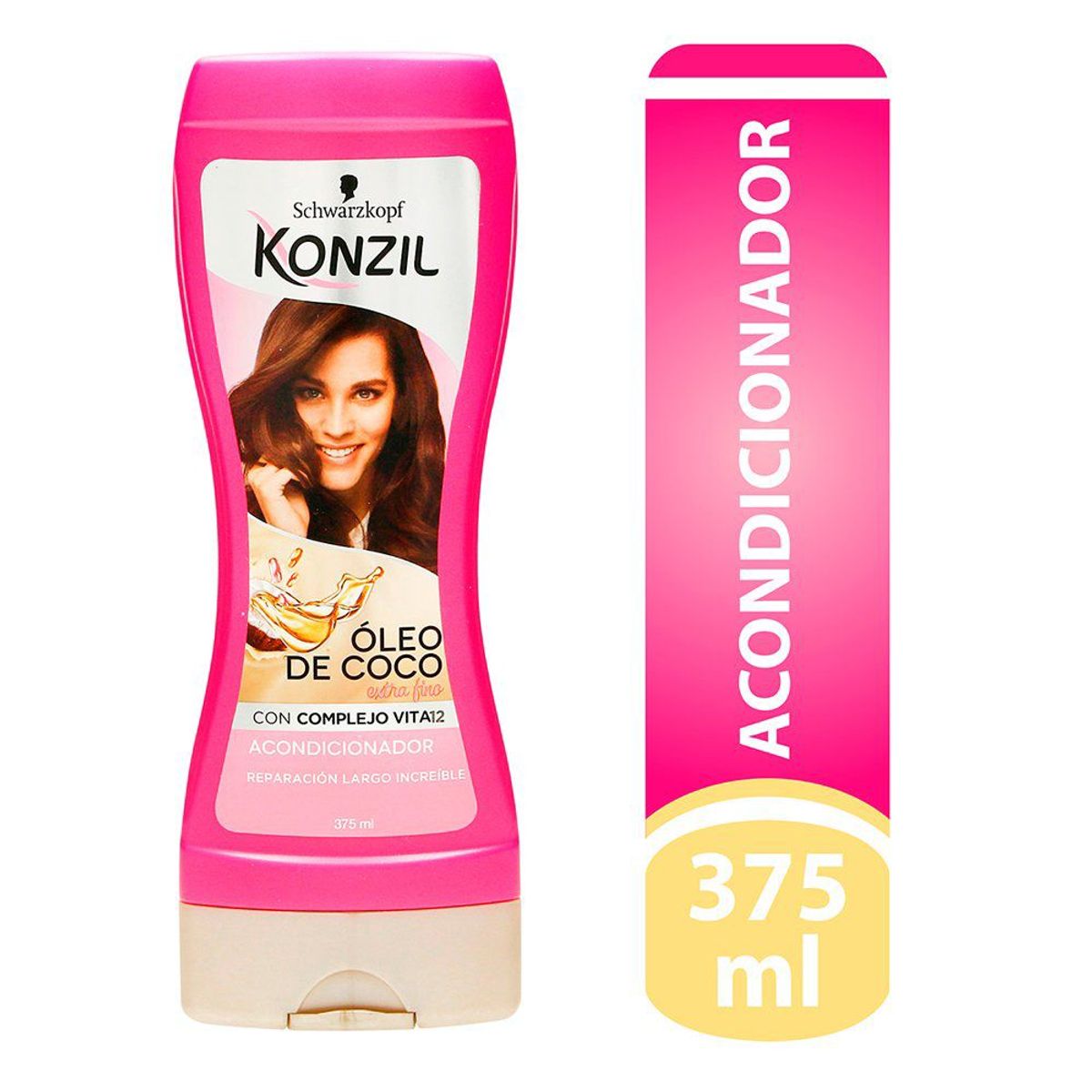 KONZIL - Acondicionador Konzil Óleo de Coco y Vitamina C Envase 375 mL