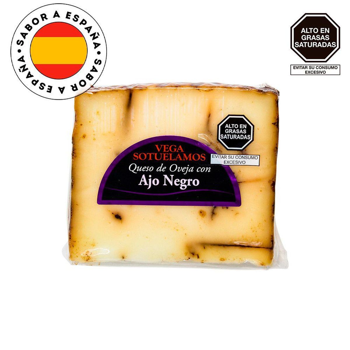 VEGA SOTUELAMOS - Queso de Oveja Vega Sotuelamos con Ajo Negro Empaque 200 g