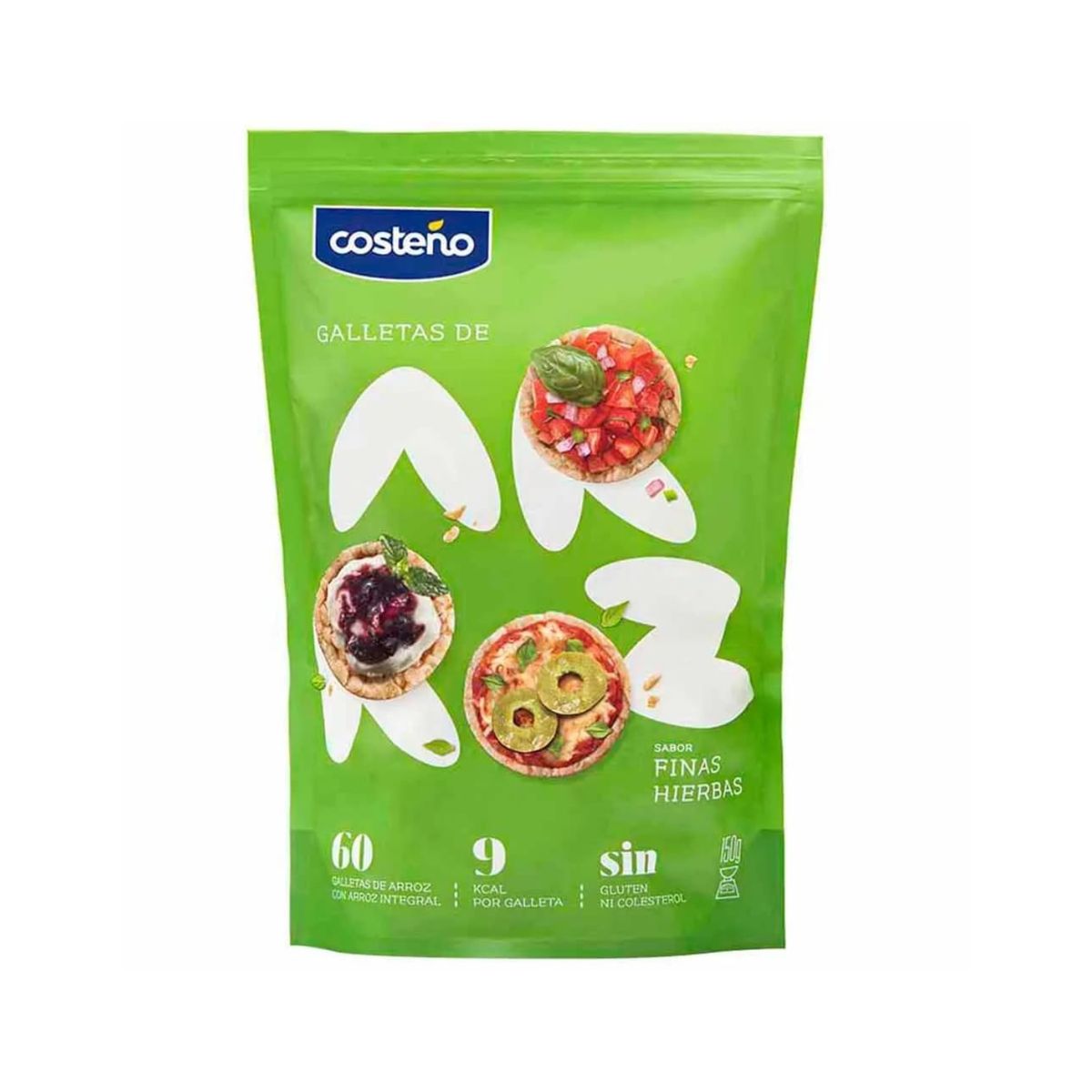 COSTENO - Galleta de Arroz Costeño Finas Hierbas Doypack 150 g